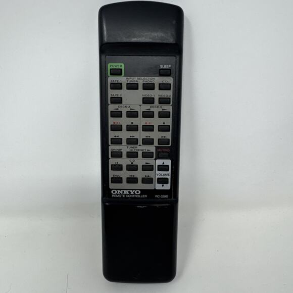 Onkyo‎ RC-329S Black Remote Control Stereo Receiver Control Genuine OEM Tested - Picture 1 of 5